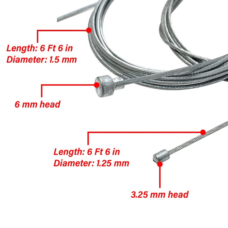 Pit Posse PP3280 Universal Cable Emergency Repair Kit for Motorcycle ATV - Throttle Clutch Brake Cables Included -Compact - 9 Cable Ends - Image 4